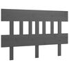 vidaXL Cabeceira de cama 153,5x3x81 cm pinho maci&ccedil;o cinzento