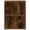 vidaXL Estante 40x24x52 cm derivados de madeira carvalho fumado