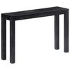 vidaXL Mesa consola 118x30x76 cm madeira de mangueira maci&ccedil;a preto