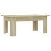 vidaXL Mesa de centro 100x60x42cm derivados de madeira carvalho sonoma