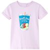 T-shirt de crian&ccedil;a rosa suave 92