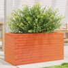vidaXL Vaso/floreira de jardim 90x40x45,5 cm pinho maci&ccedil;o castanho mel