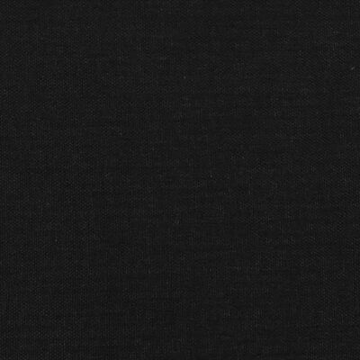 vidaXL Cabeceira de cama 2 pcs tecido 80x7x78/88 cm preto