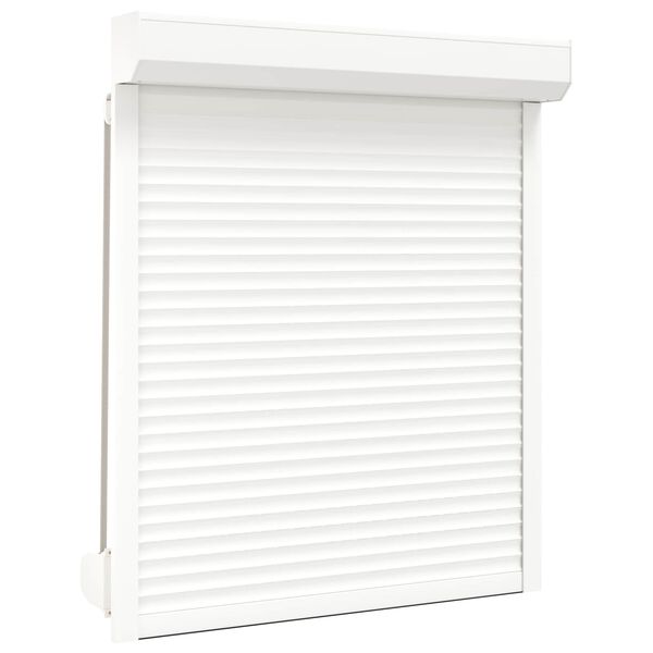 vidaXL Persiana Rol&ocirc; Manual Branco 110 x 130 cm Alum&iacute;nio e Poliuretano