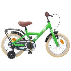 vidaXL Bicicleta Infantil 12 Polegadas para 2-4 anos Verde