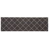 vidaXL Tapete de Cozinha Xadrez antracite 150 x 45 cm 100% Poliamida