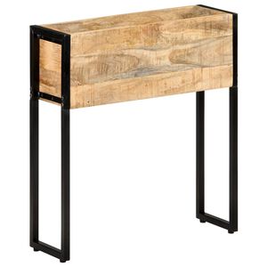 vidaXL Vaso/floreira 60x20x68 cm madeira de mangueira &aacute;spera
