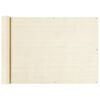 vidaXL Tela de varanda 75x300 cm PEAD cor creme