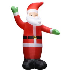 vidaXL Pai Natal insufl&aacute;vel com luzes LED IP44 4,5 m