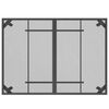 vidaXL 7 pcs conjunto de jantar para jardim rede de metal antracite