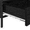 vidaXL Mesa de centro with Drawer Carvalho preto 100 x 51 x 45 cm