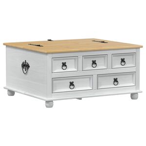 vidaXL storage box Branco 90 x 78 x 45 cm Madeira de Pinheiro S&oacute;lida