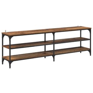 vidaXL Gabinete para TV Madeira Antiga 160 x 30 x 50 cm