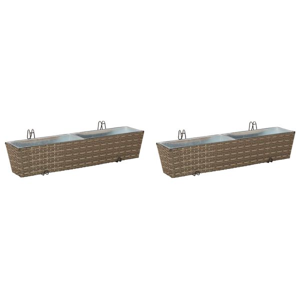 vidaXL Corrim&atilde;o Metal