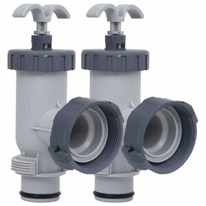 vidaXL V&aacute;lvulas de regula&ccedil;&atilde;o para piscina 2 pcs