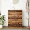 vidaXL Aparador 80x35x99 cm derivados de madeira madeira velha