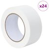 vidaXL Fitas de M&aacute;scara para Pintores 24 pcs Branco 50mm x 50m Papel