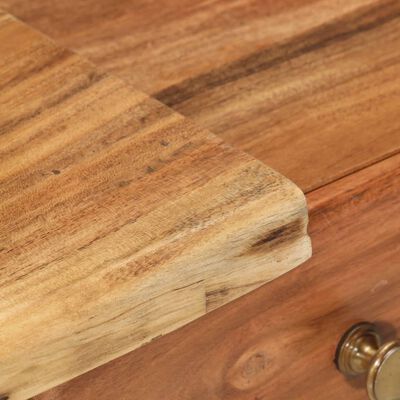 vidaXL Mesa de cabeceira em madeira de acácia maciça 45x32x55 cm