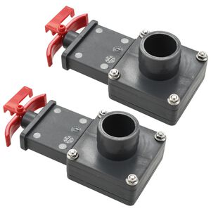 vidaXL V&aacute;lvula de regula&ccedil;&atilde;o para piscina 2 pcs 38 mm
