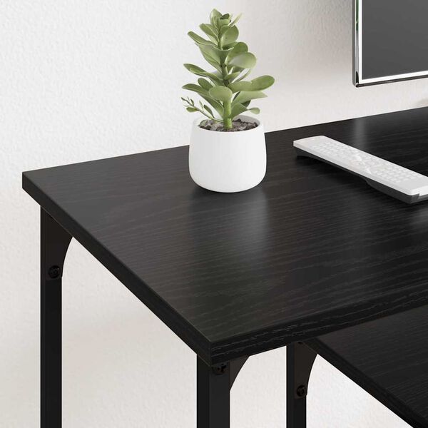 vidaXL Gabinete para TV Carvalho Preto 102 x 35 x 45,5 cm