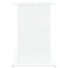 vidaXL Suporte de aquário 121x41x58 cm derivados de madeira branco