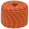 vidaXL Corda utilit&aacute;ria multiusos 14 mm 50 m Laranja PP