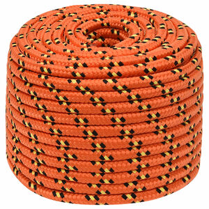 vidaXL Corda utilit&aacute;ria multiusos 14 mm 50 m Laranja PP