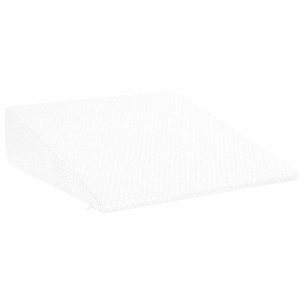 vidaXL Travesseiro em Wedge Liso Branco 69 x 64 x 19 cm