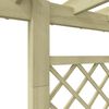 vidaXL P&eacute;rgola com vaso de jardim 162x56x204 cm madeira