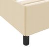 vidaXL Cama Box Creme 100 x 200 cm tecido