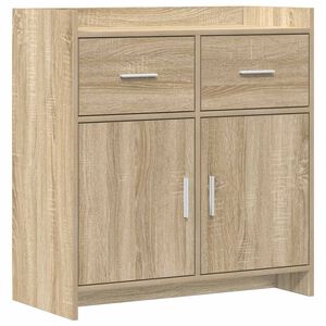 vidaXL Buffet Carvalho Sonoma 75 x 36 x 80 cm Derivados de Madeira