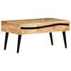 vidaXL Mesa de centro 88x50x42 cm madeira de ac&aacute;cia maci&ccedil;a