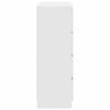 vidaXL Aparador 80x35x99 cm derivados de madeira branco