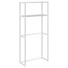vidaXL Prateleira para M&aacute;quina de Lavar Branco 70 x 27 x 136 cm