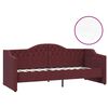 vidaXL Sof&aacute;-cama c/ colch&atilde;o e sa&iacute;da USB 90x200 cm tecido roxo