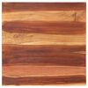 vidaXL Tampo de mesa madeira de ac&aacute;cia maci&ccedil;a 25-27 mm 70x70 cm