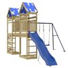 vidaXL Conjunto de brincar para exterior madeira de pinho impregnada