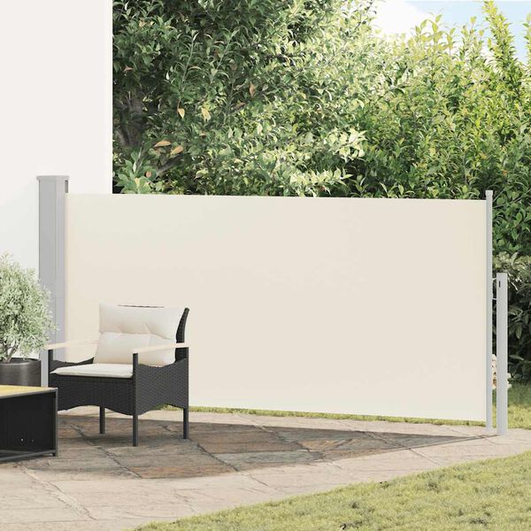 vidaXL Toldo lateral retr&aacute;til 140x300 cm creme