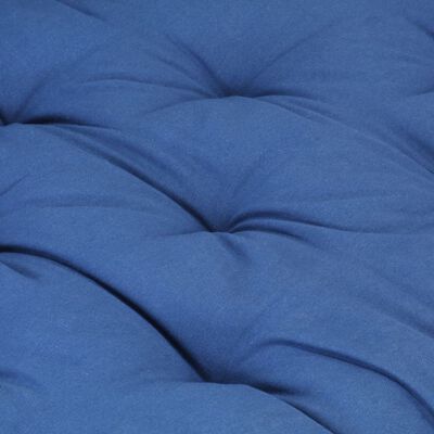 vidaXL Almofadão p/ móveis de paletes algodão 120x80x10 cm azul-claro