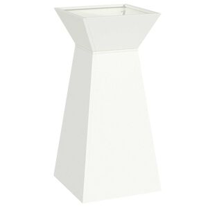 vidaXL Vaso de Pilar Branco 35 x 35 x 73 cm