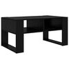 vidaXL Mesa de centro com armazenamento Carvalho Preto 92 x 53 x 45 cm