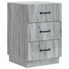 vidaXL Arm&aacute;rio de Cabeceira Sonoma Cinzento 43 x 41 x 63,5 cm