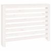vidaXL Cobertura de radiador 108,5x19x84 cm pinho maci&ccedil;o branca