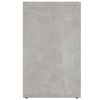 vidaXL Sapateira 2 pcs 52,5x30x50 cm Concreto Cinza