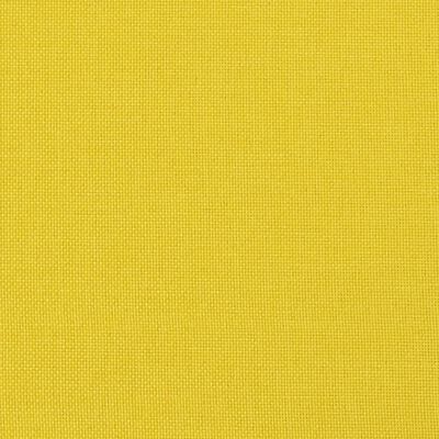 vidaXL Poltrona 60 cm tecido amarelo-claro
