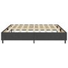 vidaXL Cama boxspring 200x200 cm tecido cinzento