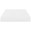vidaXL Prateleiras de parede suspensas 2 pcs 40x23x3,8cm MDF branco