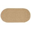 vidaXL Tapete ZIZUR Castanho 200 x 100 cm Polipropileno