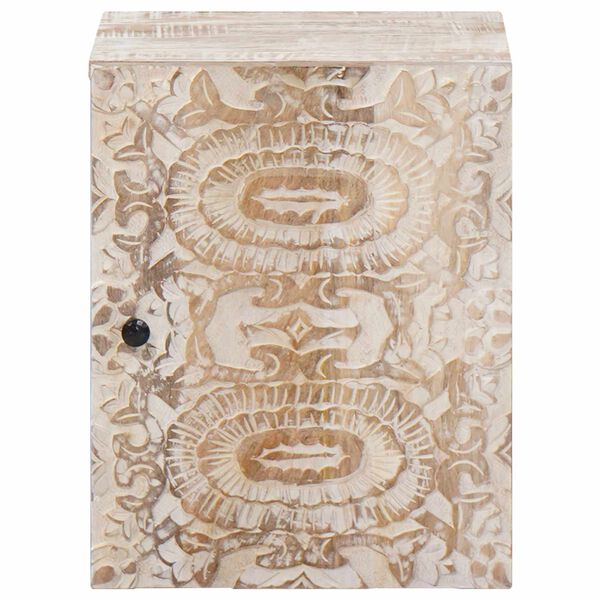 vidaXL Arm&aacute;rio de Banheiro Suspenso com porta Branco 38 x 33,5 x 48 cm