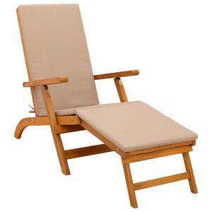 vidaXL Espregui&ccedil;adeira Reclin&aacute;vel e Dobr&aacute;vel 55 x 146 x 91 cm